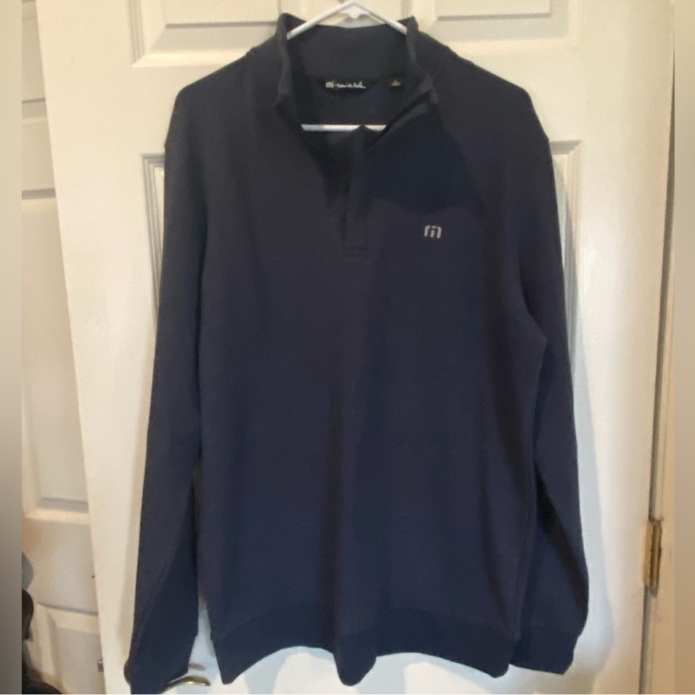NWOT Travis Mathew Cloud Quarter Zip Sweater - Picture 4 of 7